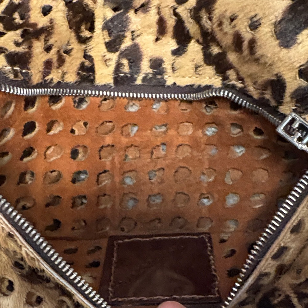 Fendi Perforated Pony Hair Baguette - Picture 5 of 10